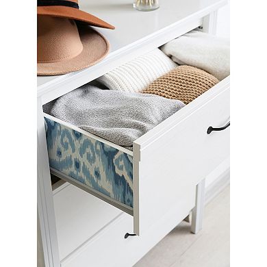 RoomMates Blue Bohemian Ikat Peel and Stick Wallpaper