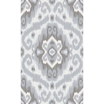 RoomMates Blue Bohemian Ikat Peel and Stick Wallpaper