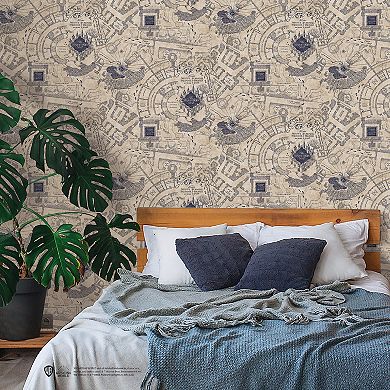 RoomMates Harry Potter Marauder's Map Peel and Stick Wallpaper