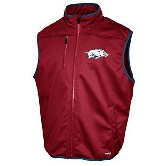 Men's Arkansas Razorbacks Zip Up Softshell Vest