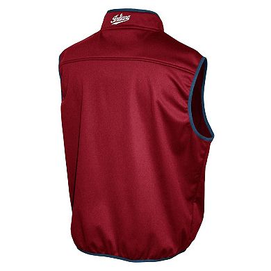 Men's Indiana Hoosiers Zip Up Softshell Vest