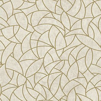 RoomMates Cream Modern Crescent Moon Peel and Stick Wallpaper