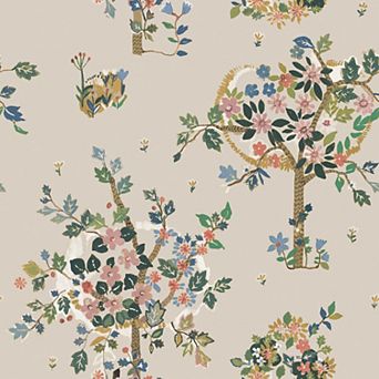 RoomMates Flowering Peace Tree Peel and Stick Wallpaper