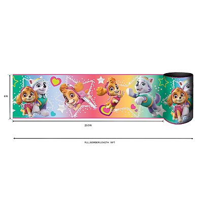 RoomMates Paw Patrol Skye & Everest Peel & Stick Wallpaper Border