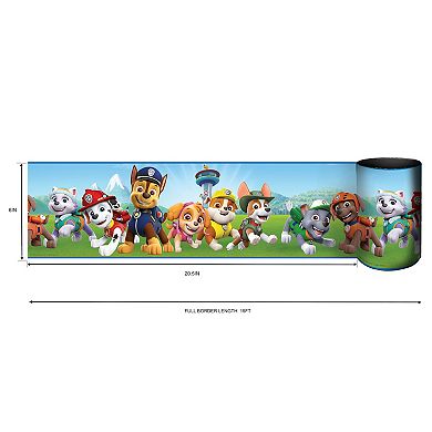 RoomMates Paw Patrol Peel and Stick Wallpaper Border
