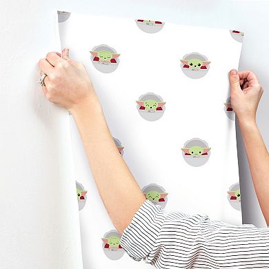 RoomMates Green Grogu Peel and Stick Wallpaper