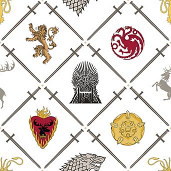 RoomMates Game of Thrones House Sigils Peel & Stick Wallpaper