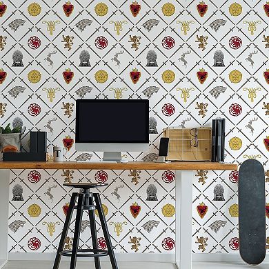 RoomMates Game of Thrones House Sigils Peel & Stick Wallpaper
