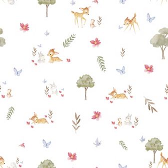 Disney's Bambi Watercolor Peel & Stick Wallpaper by RoomMates