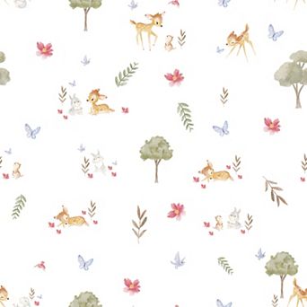 Disney's Bambi Watercolor Peel & Stick Wallpaper by RoomMates