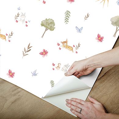 Disney's Bambi Watercolor Peel & Stick Wallpaper by RoomMates