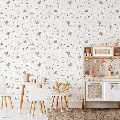 Disney's Bambi Watercolor Peel & Stick Wallpaper by RoomMates