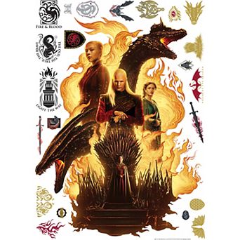 RoomMates House of the Dragon Wall Decals