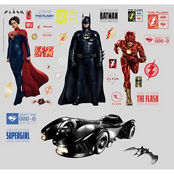 RoomMates The Flash Movie Super Heroes Set Wall Decals