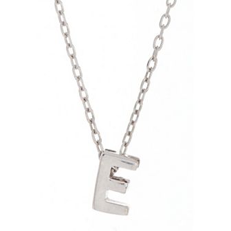 Adornia Mini Initial Pendant Necklace
