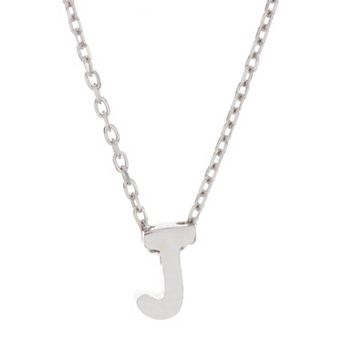 Adornia Mini Initial Pendant Necklace