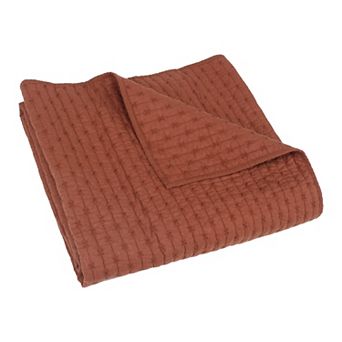 Levtex Home Cross Stitch Quilted Throw