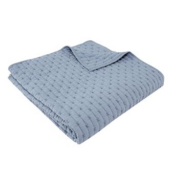 Levtex Home Cross Stitch Quilted Throw