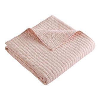 Levtex Home Cross Stitch Quilted Throw