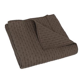Levtex Home Cross Stitch Quilted Throw