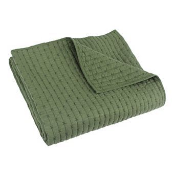 Levtex Home Cross Stitch Quilted Throw