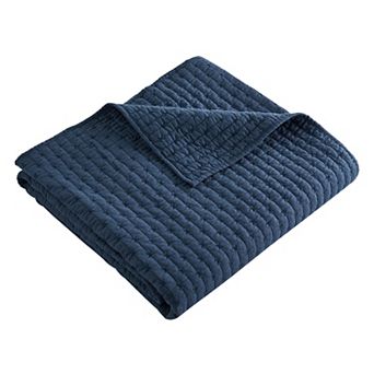 Levtex Home Cross Stitch Quilted Throw
