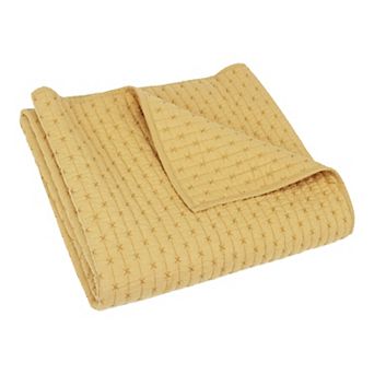 Levtex Home Cross Stitch Quilted Throw