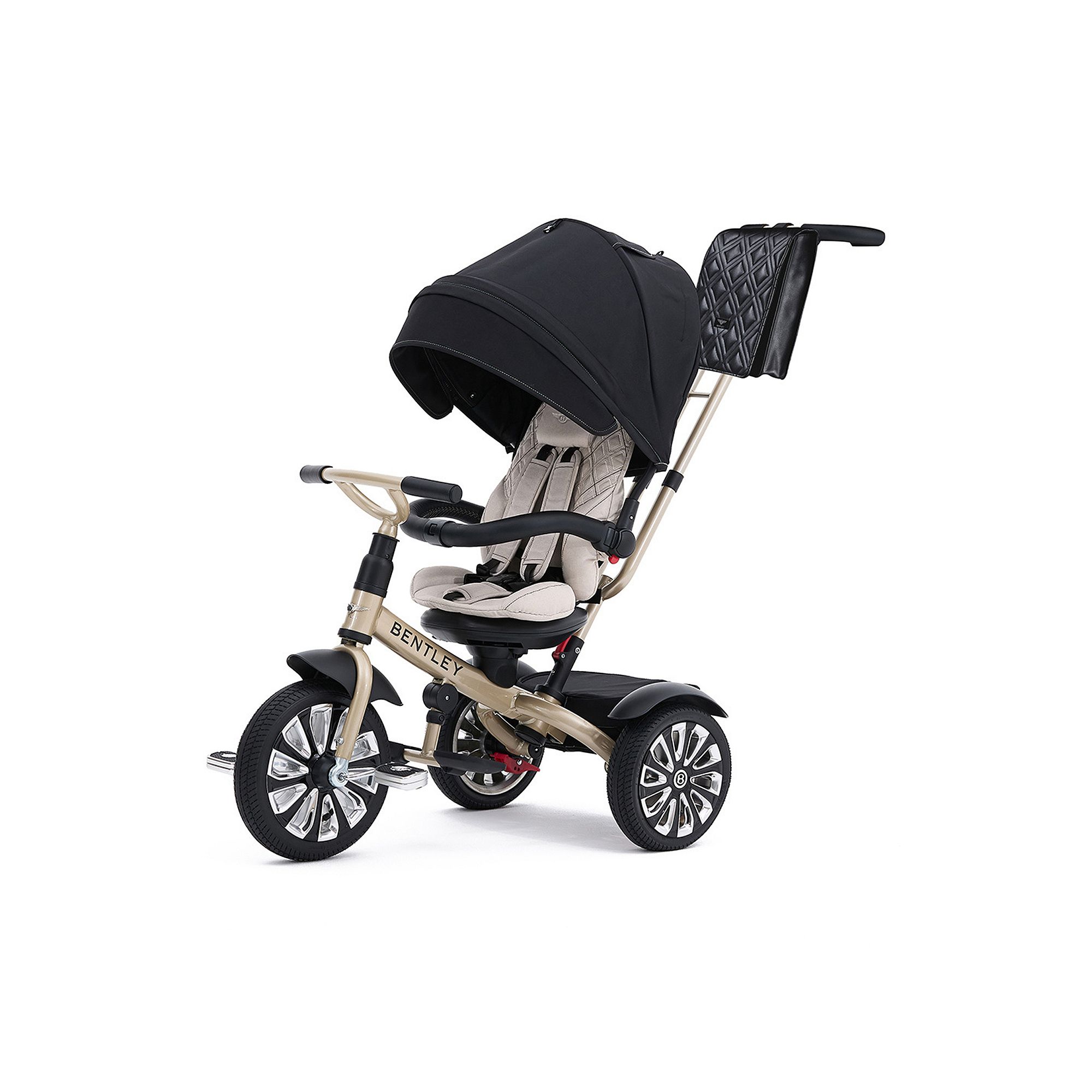 Bentley Mulliner Trike Lightweight Stroller, Black & Gold
