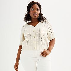 Kohls plus 2024 size sweaters