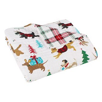 Levtex Home Jingle Paws Quilted Throw
