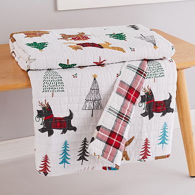 Levtex Home Jingle Paws Quilted Throw