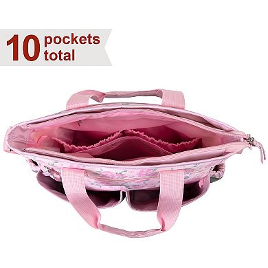 Baby Essentials Diaper Bag Tote 3-Piece Set with Changing Station