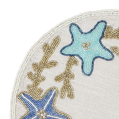 Celebrate Together Summer Coastal Beaded Placemat