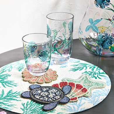 Celebrate Together Summer Coastal Beaded Coasters