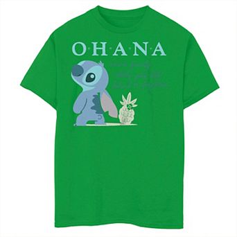 Boys 4-7 Lilo & Stitch Ohana Short Sleeve Graphic Tee