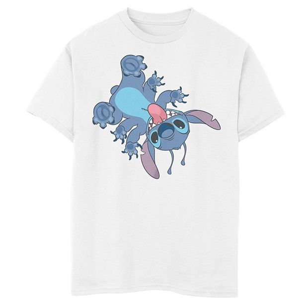 Boy's Lilo & Stitch Black Glasses Stitch Performance Tee