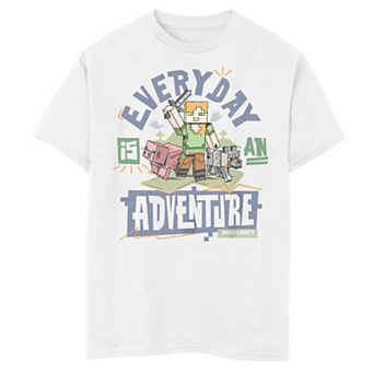 Boys 4-7 Minecraft Short Sleeve Graphic Tee