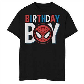 Boys 4-7 Spider-Man Birthday Boy Short Sleeve Graphic Tee