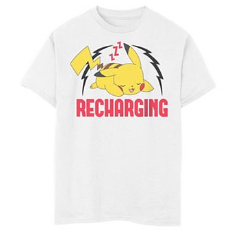Boys 4-7 Pokemon Pikachu Recharging Short Sleeve Graphic Tee