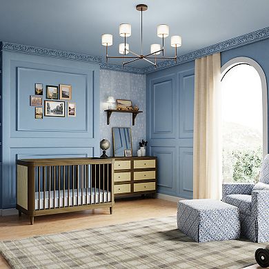Namesake Marin Cane 3-in-1 Convertible Crib