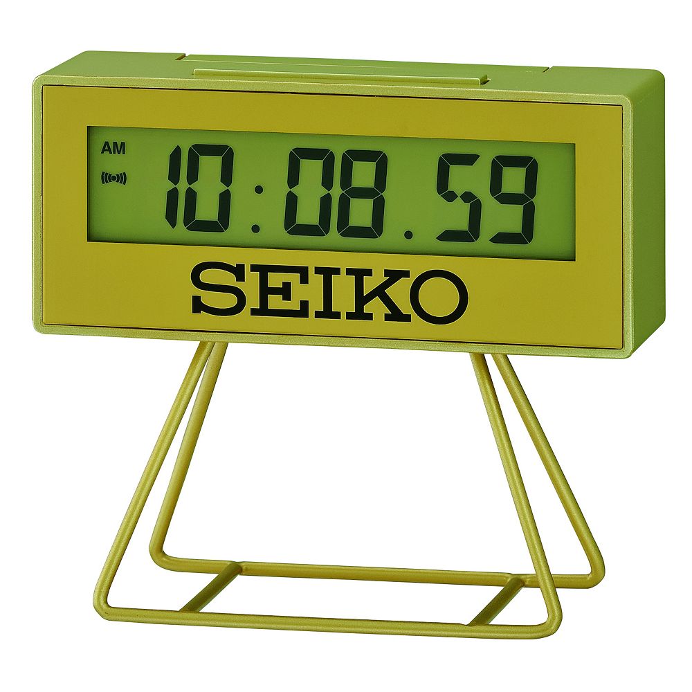 Seiko Olympia Gold Finish Mini Marathon Alarm Clock