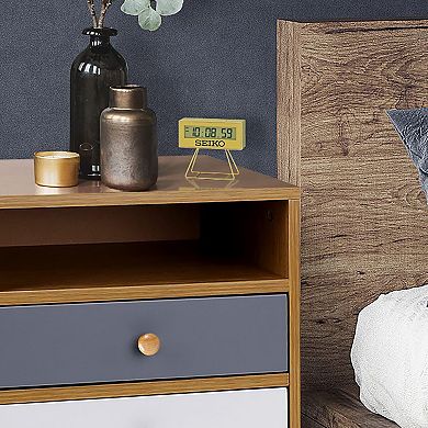 Seiko Olympia Gold Finish Mini Marathon Alarm Clock