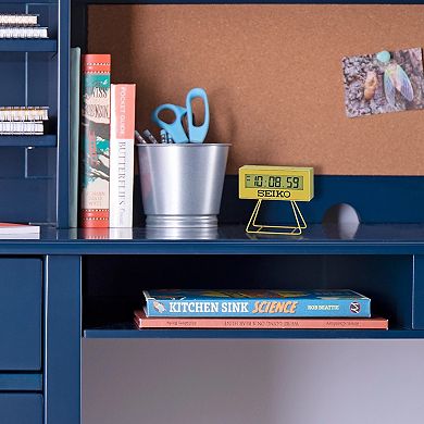 Seiko Olympia Gold Finish Mini Marathon Alarm Clock