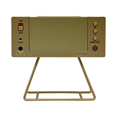 Seiko Olympia Gold Finish Mini Marathon Alarm Clock