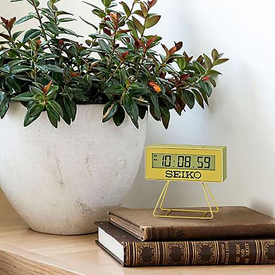 Seiko Olympia Gold Finish Mini Marathon Alarm Clock