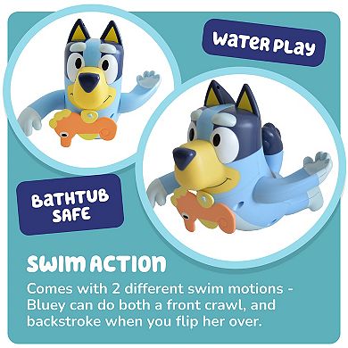 Toomies Swimming Bluey Bath Toy with Seahorse