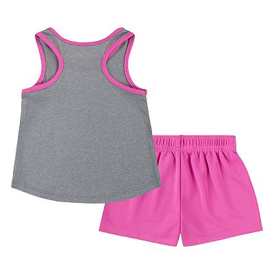 Baby Toddler Girls Nike Heart Tank Mesh Short Matching Set