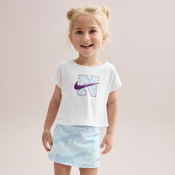 Baby & Toddler Girls Nike Graphic Tee and Skort Set