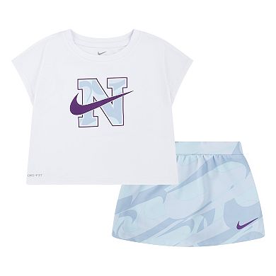 Baby & Toddler Girls Nike Graphic Tee and Skort Set