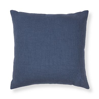 Sonoma Goods For Life Textured Denim Solid 18" x 18" Throw Pillow 2-pack Set